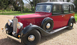 Austin Imperial Limousine available for hire as a wedding car